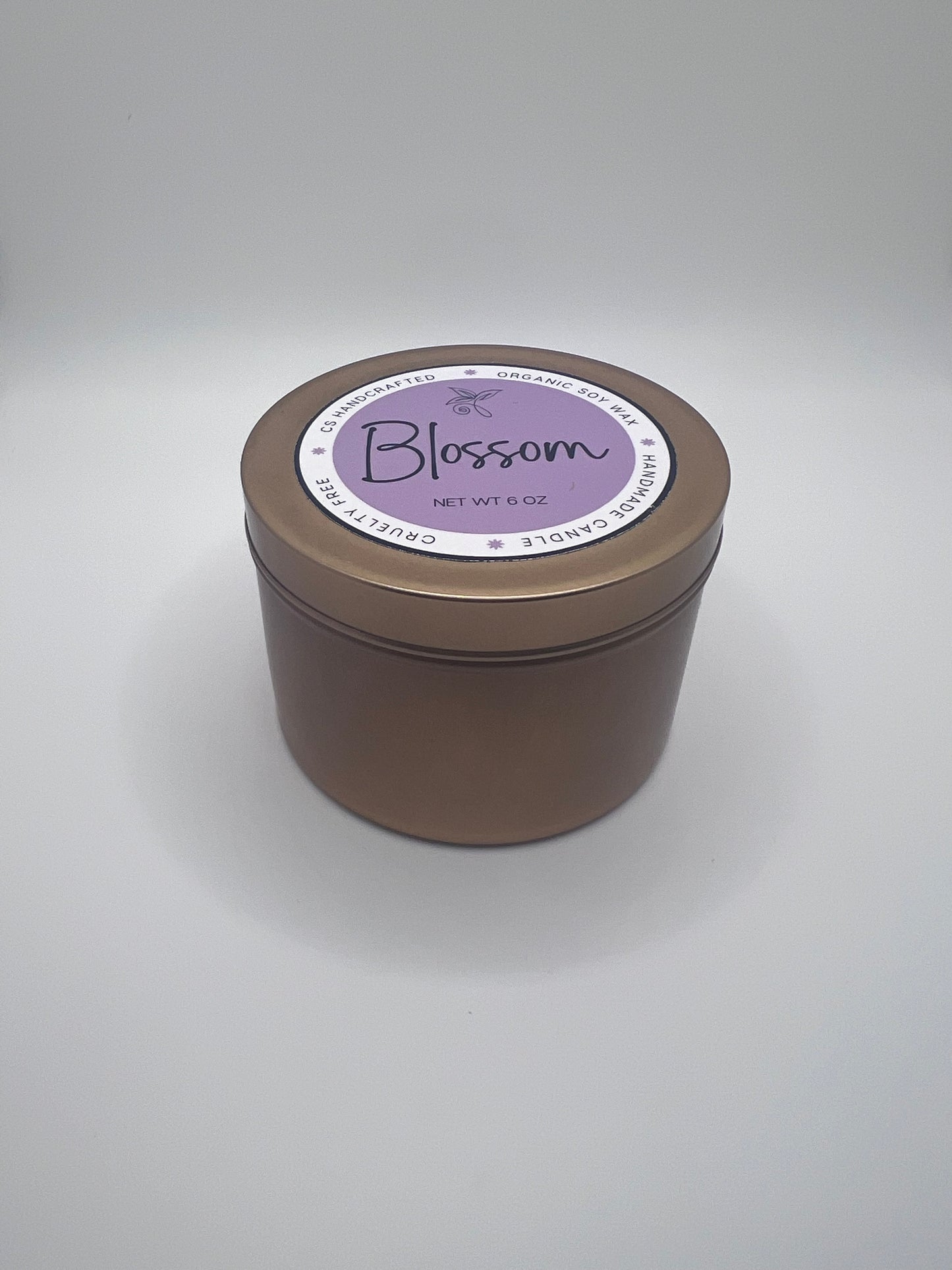 GOLD TIN CANDLE 6 OZ