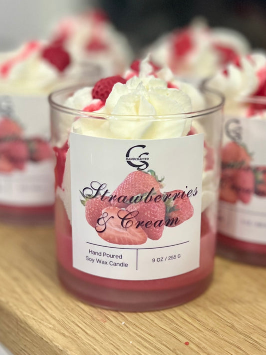 Strawberries and Cream Candle