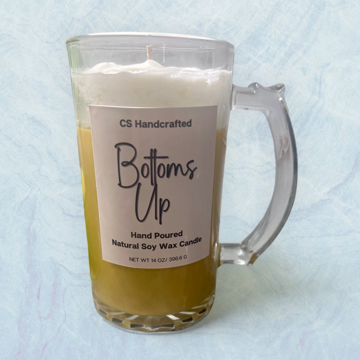 Bottoms up Candle